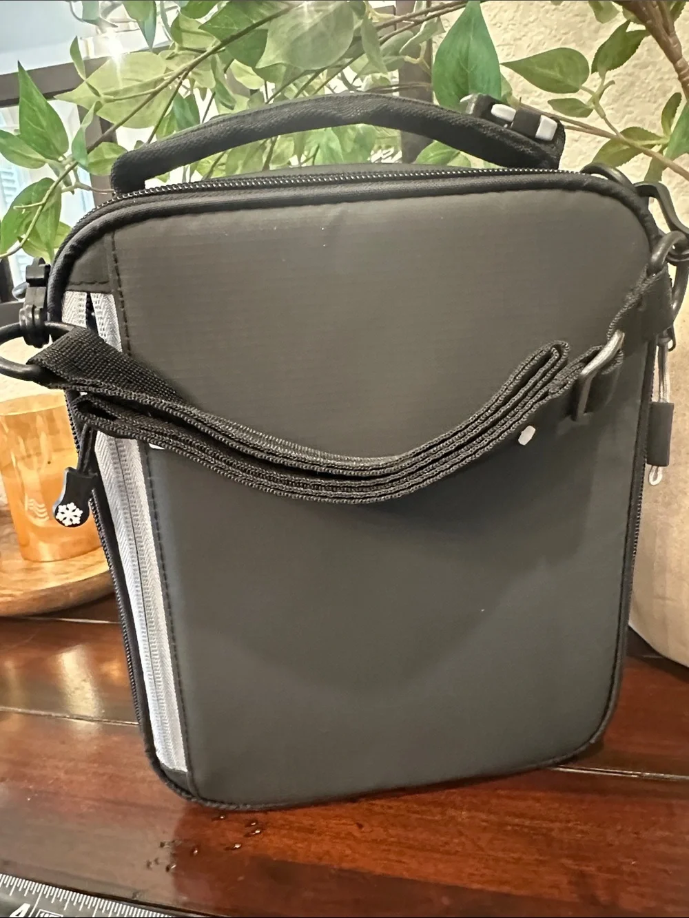 Tommy Bahama Black and Gray Insulated Lunch Cooler